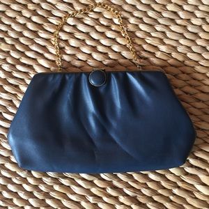 Vintage Navy Clutch